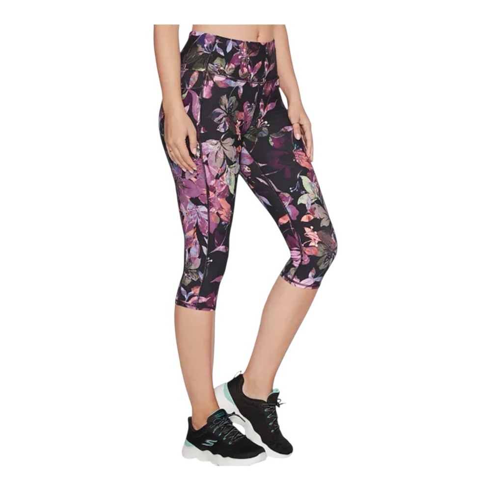 New Skechers Women's GOFLEX® Ultra Violet High-Rise Capri Leggings Size XSmall